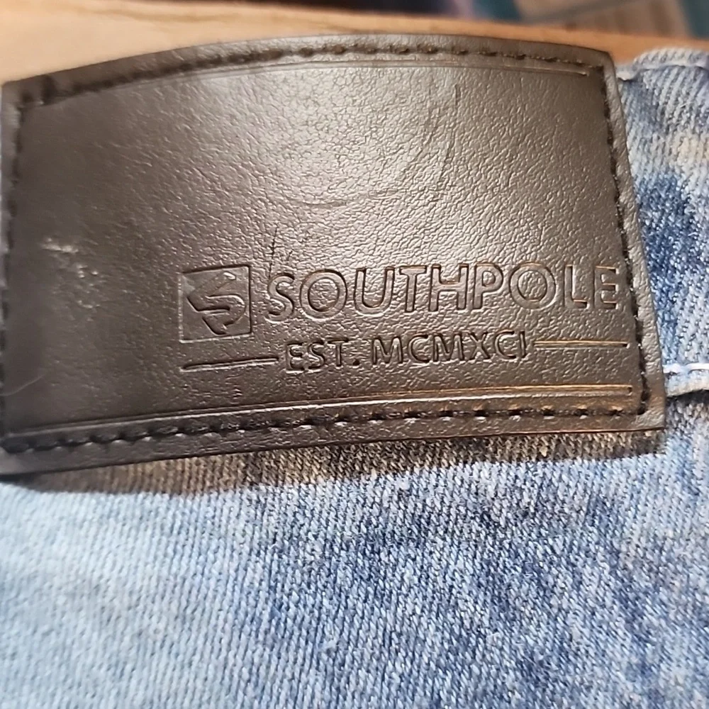 Mens Vintage OG South Pole Denim Jean Shorts 36 Slim